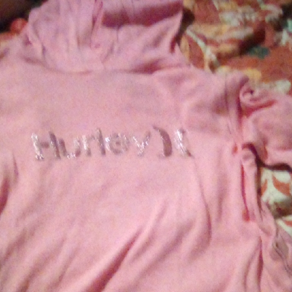 Hurley Light Pink Kids Hoodie